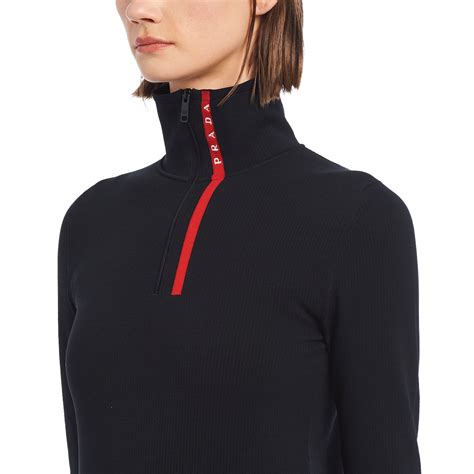 womens prada sweaters|Prada nylon wrap sweater.